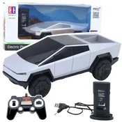shumee Avto na daljinsko upravljanje RC pickup tovornjak LED luči srebrne barve