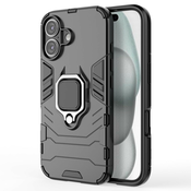 Robusten ovitek Impact X Ring za Xiaomi Redmi 13C 5G - črn