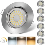 cloksh – vgradni led reflektor 6 w ip44 - 6 kosov