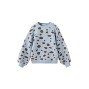 MANGO KIDS Pulover DALMAB svetlo modra/rjava