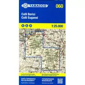 Tabacco Wandern Colli Euganei 1:25000