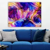 Wallity Dekorativna slika na platnu, 70x100cm, Šarena