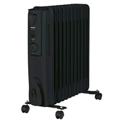 Voltomat električni oljni radiator HEATING (2500W, število reber: 11), črn