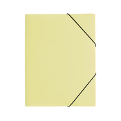 Pagna mapa z zavihki in elastiko A4, rumena