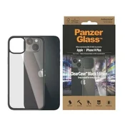 PanzerGlass Ohišje PanzerGlass ClearCase antibakterijsko za iPhone 14 Plus/15 Plus - prozorno-črno