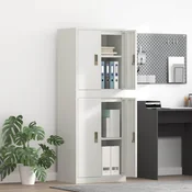 vidaXL Omarica za shranjevanje 2 kos Bela 60 x 40 x 160 cm Jeklo