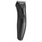 Wahl Wahl 9639-816 Črni trimer za lase, brezžičen, polnilna baterija, komplet za frizure z dodatki in oljem, 40 min delovanja.