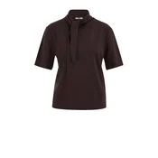WE Fashion Majica temno rjava
