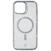CellularLine Sparkle Mag ovitek za Apple iPhone 15 Pro, prozoren (SPARKMAGIPH15PROT)