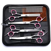 INF Set frizerskih škarij (7 kosov) Pink, (21836434)