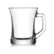 Skodelica z ročajem steklo ZEN 225 ml 6 kos sd KLC