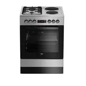 Beko Kombinovani šporet FBE64320SDN, 2 rilngle, 2 gorionika, 66l, Sivi
