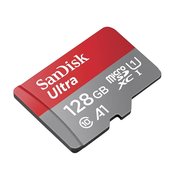 SanDisk - Spominska kartica SanDisk Ultra Micro SDXC UHS-I U1, 140 MB/s, 128 GB + SD Adapter