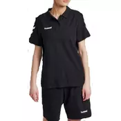 Hummel Majica Hummel Cotton Polo Shirt Women Black