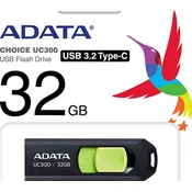 ADATA UC300 32GB USB 3.2 USB-C Črna