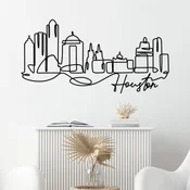 Wallity Zidna dekoracija Houston, 120 x 59 x 1,5 cm, Crna