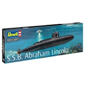 Plastični ModelKit podmornica 05185 - S.S.B. Abraham Lincoln with Interior (1:253)