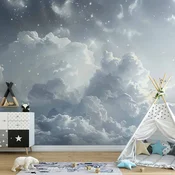 shumee Foto tapeta - Astral Peace: Zvezde raztresene po nežnih oblakih