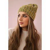 Kesi Cap with fleece Merry K225 kiwi+khaki