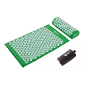 Podloga za vadbo Acupressure PREMIUM z blazino 39x14x10 cm, črna