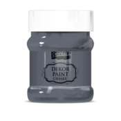 Dekorativna kredna barva Chalky Pentart - 230 ml - graghite-gray