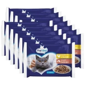 PreVital Macka Konzerva piletina/losos u umaku 52 x 100 g