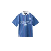 MANGO KIDS Majica FIFAFRA modra / češnjevo rdeča / bela