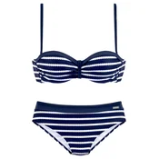 LASCANA Bikini mornarska/bela