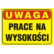 shumee PLOČA 35*25CM POZOR! DELO NA VIŠINI - ZAVEZEK TBO-86
