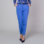 Ženske podaljšane formalne hlače v modri barvi 14859