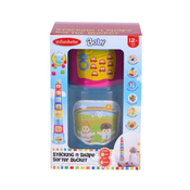 Infunbebe igracka za bebe zaglavljene case 12m+ (8kom casa i 6kom oblika) ( PL202A )