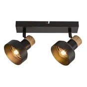 Rabalux Spot lampa Saskia, 2x15W, 2xE14, Crna