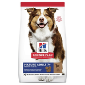 Hills Science Plan Mature Adult 7+ Medium z jagnjetino & rižem 14kg - Happy Cat - Jagnjetina - Odrasla mačka - 0,3kg