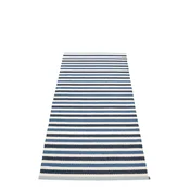 Moder/kremno bel zunanji in notranji tekač 85x200 cm Teo Denim – Pappelina