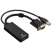 Hama Konvertor VGA+USB na HDMI