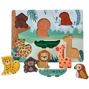 shumee Adam Toys 3D sestavljanka na dotik senzorična sestavljanka SAFARI