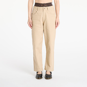 Hlače adidas Firebird Utility Pants Stone Khaki/ Bliss Lilac/ White 29/30