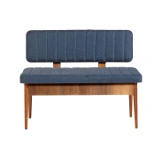 Hanah Home Trpezarijska klupa Vina Bank 110x85x40cm Orah