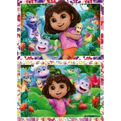 shumee 2D sestavljanka za otroke: Dora 2x24 kosov