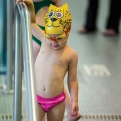 Finis swim diaper solid pink s