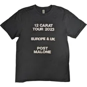 Post Malone Butterfly Logo 2023 Tour (Back Print & Ex-Tour) Black L Majica