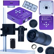 Rosfix ROSFIX SET MIKROSKOPSKA KAMERA KMPPP-HDMI-USB 51MP – 100X OBJEKTIV, PLATFORMA 50/40MM | FULLHD, 4K, C-MOUNT, ALUMINIJ, (5000068599)
