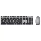 BILL ASUS Desktop W5000 - bežična tipkovnica i miš - HU - siva W5000 TIPKOVNICA+MIŠ/SIVA/HU/WIN11/COPILOT