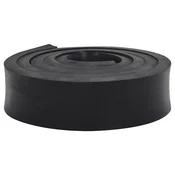 Vidaxl Gumijasti rob za snežni plug črn 250x8x2 cm