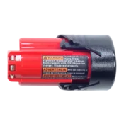 shumee Polnilna baterija za Milwaukee M12 48-11-2411 48-11-2420 2455 12V 2,0 Ah