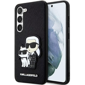 Karl Lagerfeld zaščitni ovitek Saffiano Karl&Choupette Black, Samsung Galaxy S23+