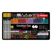 Stabilo STABILO Creative Tips ARTY URBAN, kovinsko ohišje iz 50-ih, (21655509)