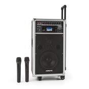 Vonyx ST-100 MK2, Prenosni PA Avdio sistem, Bluetooth, CD, USB, SD, MP3, Akumulator, UKV (Sky-170.010)