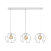 Luster na sajli MERCURE 3xE27/60W/230V bijela