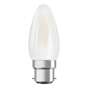OSRAM LED sveča B22d Classic 827 4W mat
